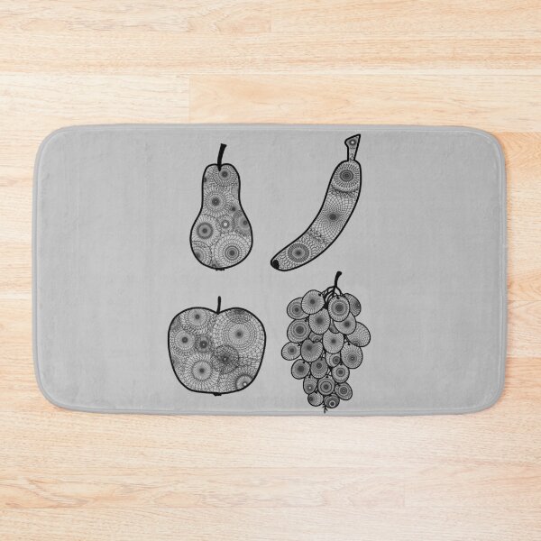 Item preview, Minimalistic fruits design with mandala pattern designed and sold by CiniArt.