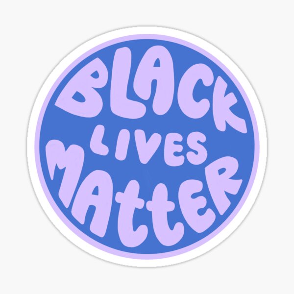 Black Lives Matter Hand Pattern Anti-Racism BLM Movement Stickers We The People Decal for Car Trucks Windows Doors Vans Walls Laptop (Black)
