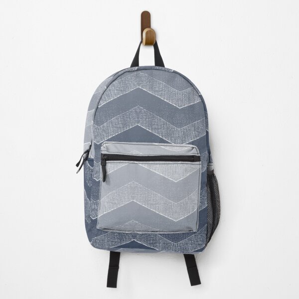 Item preview, Dark Sargasso Blue Chevron Ombre designed and sold by coverinlove.