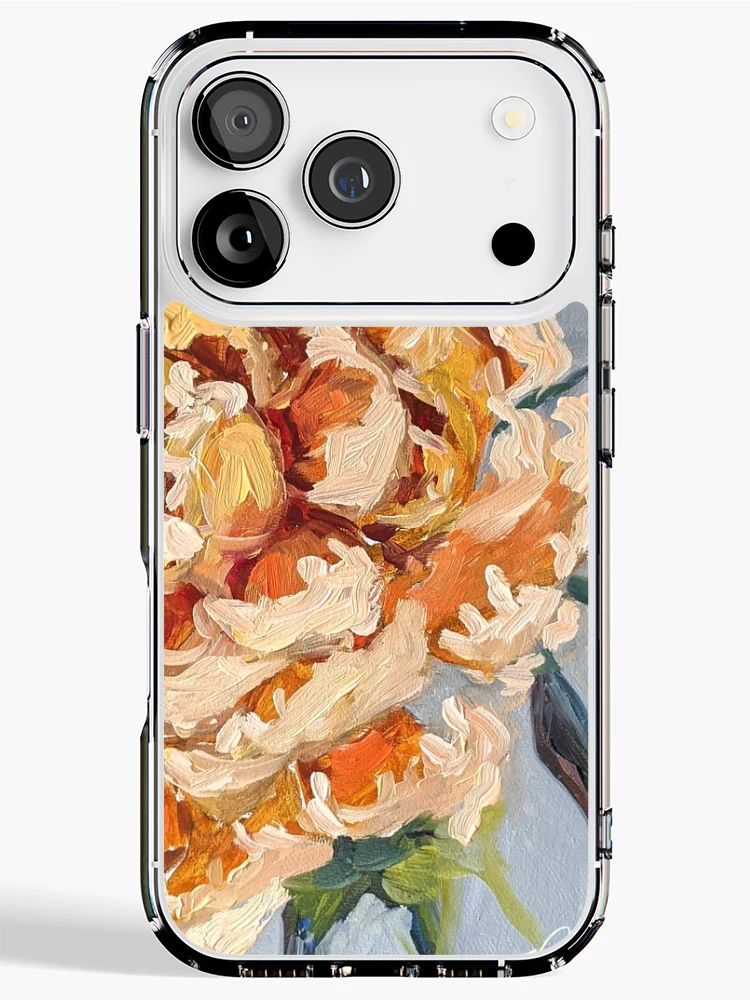 Thumbnail 1 of 5, iPhone Case, Pretty peony designed and sold by Rachael-Rector.