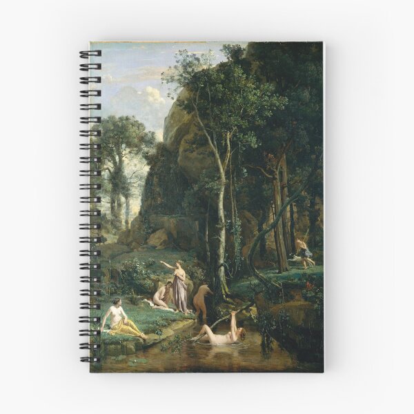 Item preview, Camille Corot - Diana and Actaeon designed and sold by artichokes.
