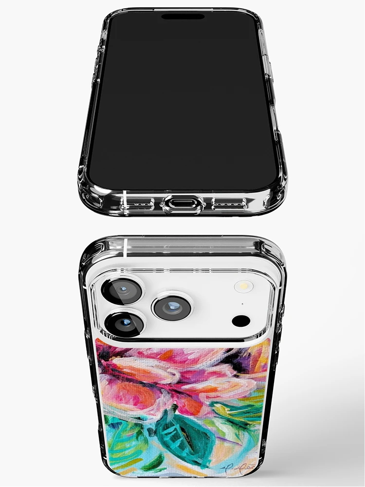 Thumbnail 3 of 5, iPhone Case, Pink Peony designed and sold by Rachael-Rector.