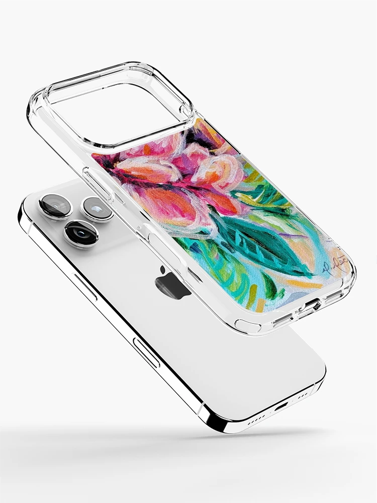 Thumbnail 2 of 5, iPhone Case, Pink Peony designed and sold by Rachael-Rector.