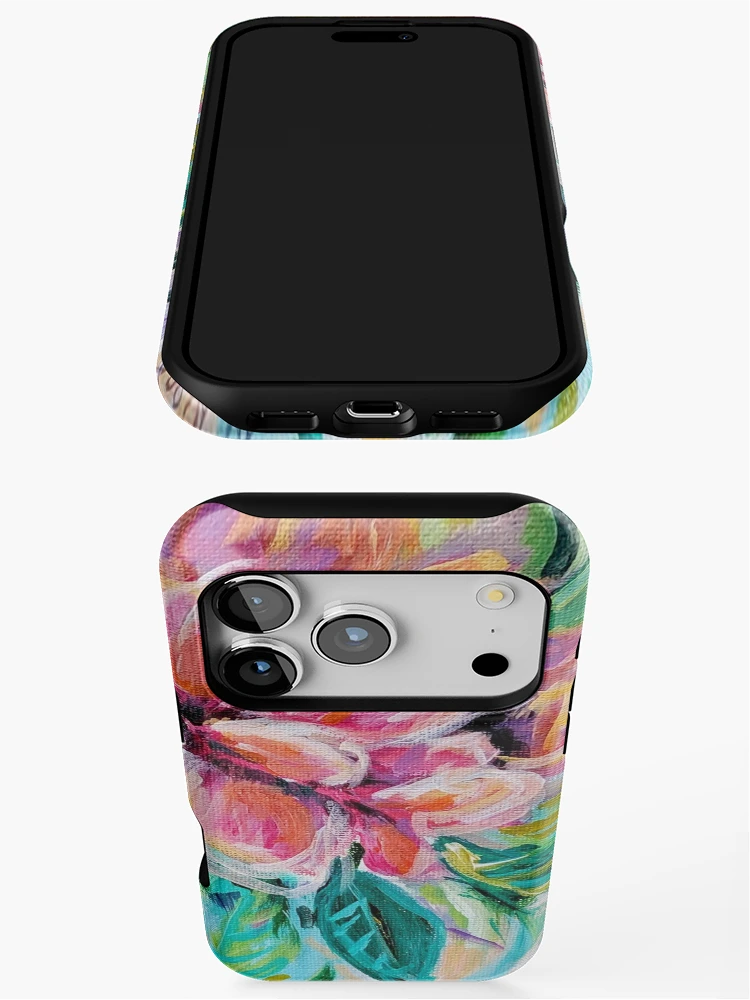 Thumbnail 3 of 4, iPhone Case, Pink Peony designed and sold by Rachael-Rector.
