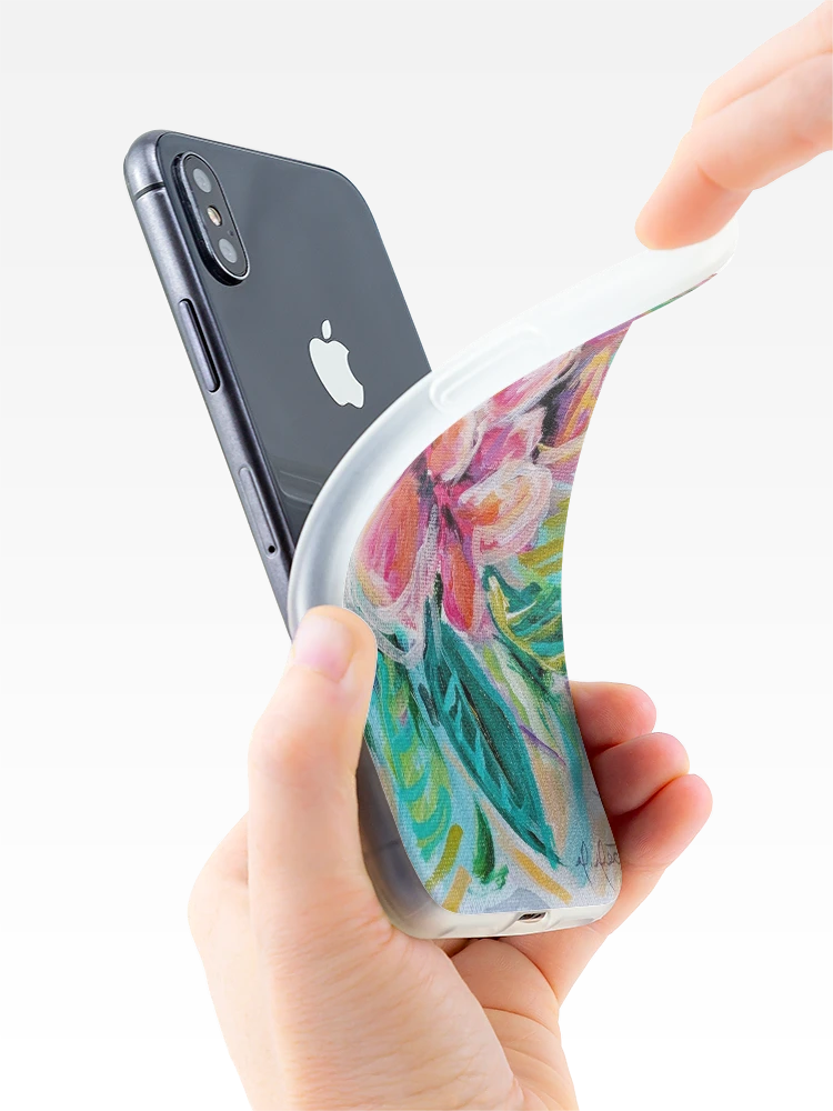 Thumbnail 4 of 5, iPhone Case, Pink Peony designed and sold by Rachael-Rector.