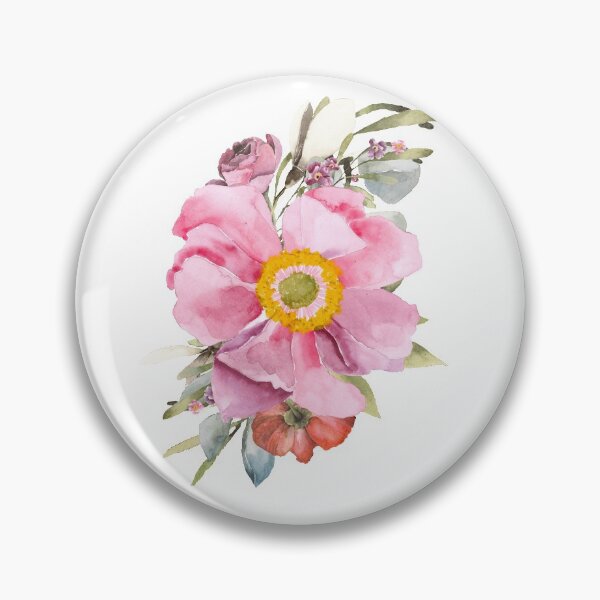 Item preview, Pink Malva Flower Bouquet designed and sold by junkydotcom.