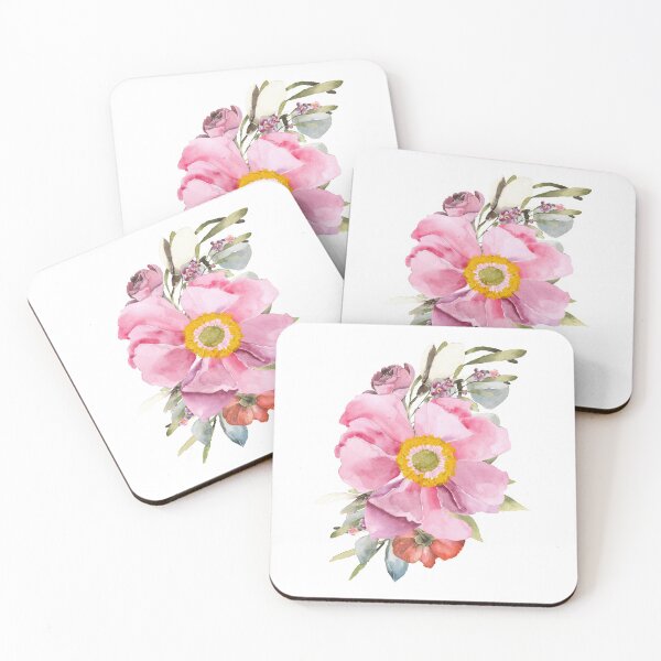 Item preview, Pink Malva Flower Bouquet designed and sold by junkydotcom.
