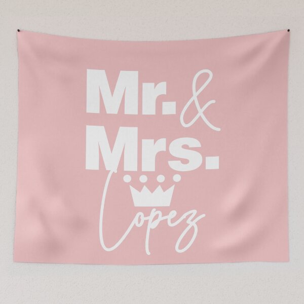 Item preview, We are Mr and Mrs Lopez Lovely Family designed and sold by HelloFromAja.
