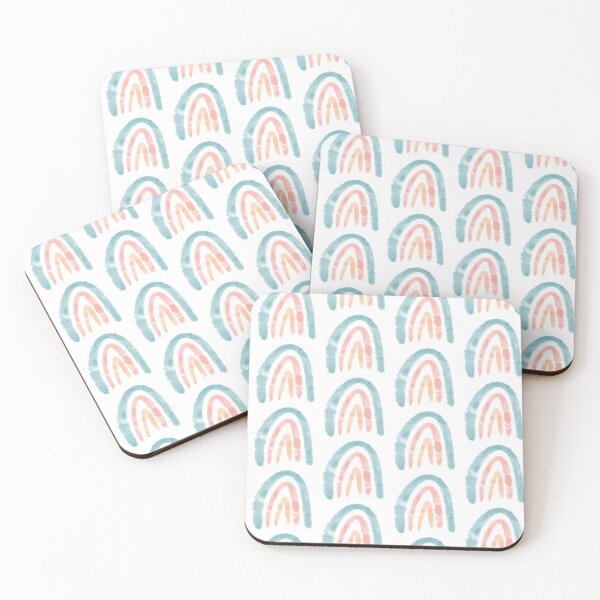 Item preview, Teal Orange and Pink Rainbow designed and sold by elliebass.