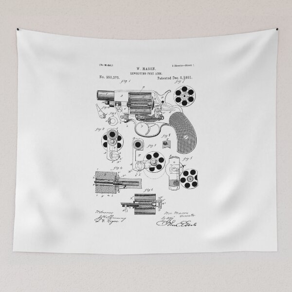 Item preview, Revolving Fire Arm Patent 1881 designed and sold by chris2766.
