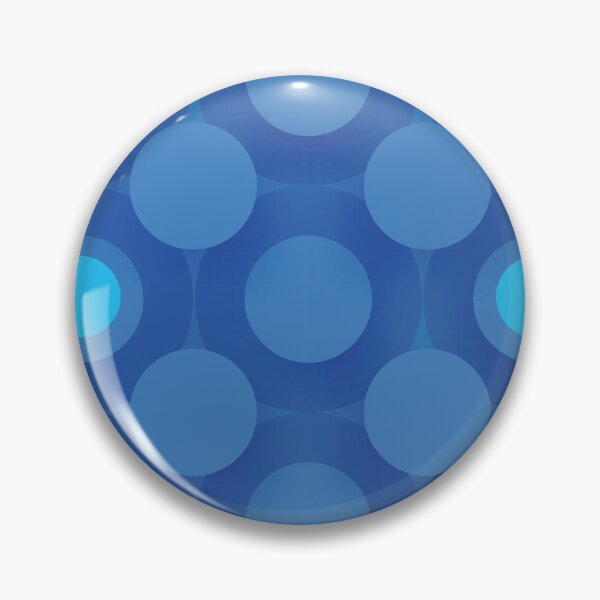 Item preview, Retro Blue Circle Pattern designed and sold by printworxx.