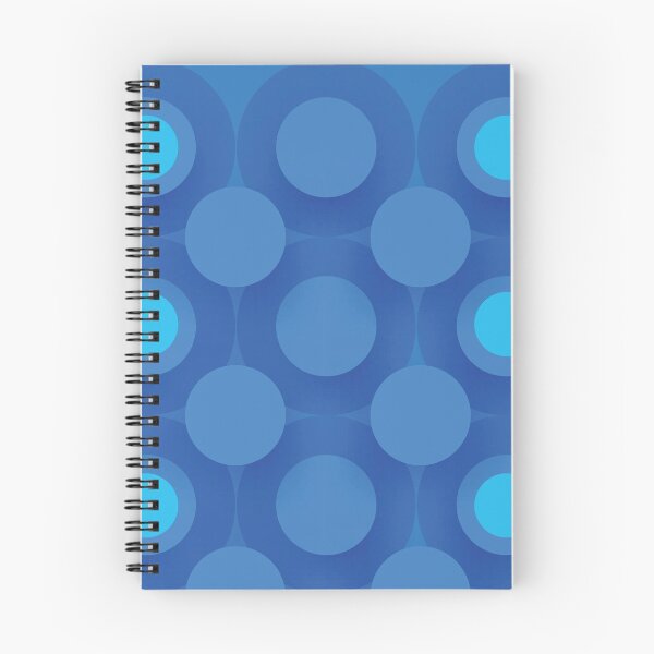Item preview, Retro Blue Circle Pattern designed and sold by printworxx.