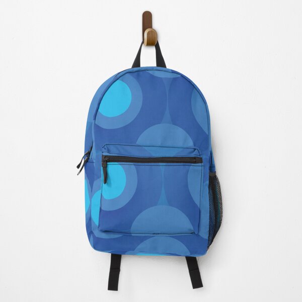 Item preview, Retro Blue Circle Pattern designed and sold by printworxx.