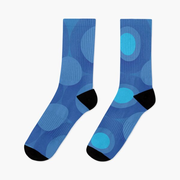 Item preview, Retro Blue Circle Pattern designed and sold by printworxx.