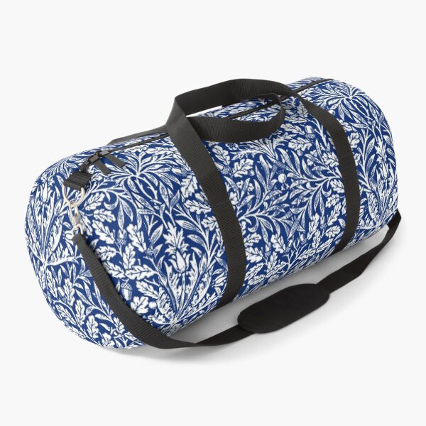 Item preview, Art Nouveau Floral Damask, Cobalt Blue and White  designed and sold by Marymarice.