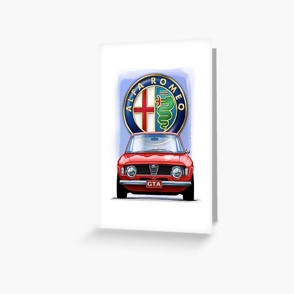 Alfa Romeo GTA Tarjetas de felicitación
