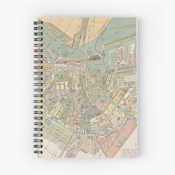 Item preview, Vintage Map of Amsterdam (1880) designed and sold by BravuraMedia.