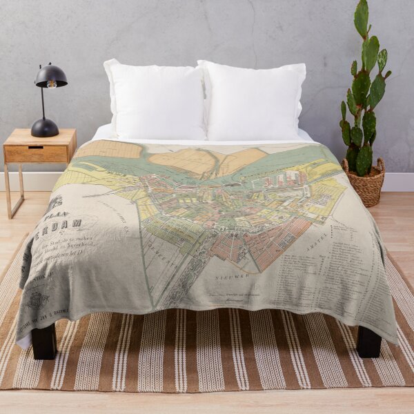 Item preview, Vintage Map of Amsterdam (1880) designed and sold by BravuraMedia.