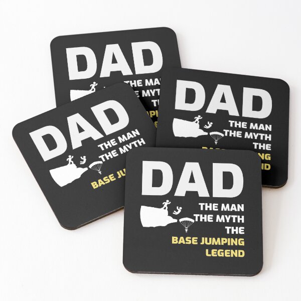 Artikelvorschau, Base Jumping Dad Vatertagsgeschenk entworfen und verkauft von TastefulTees.