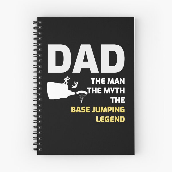 Artikelvorschau, Base Jumping Dad Vatertagsgeschenk entworfen und verkauft von TastefulTees.