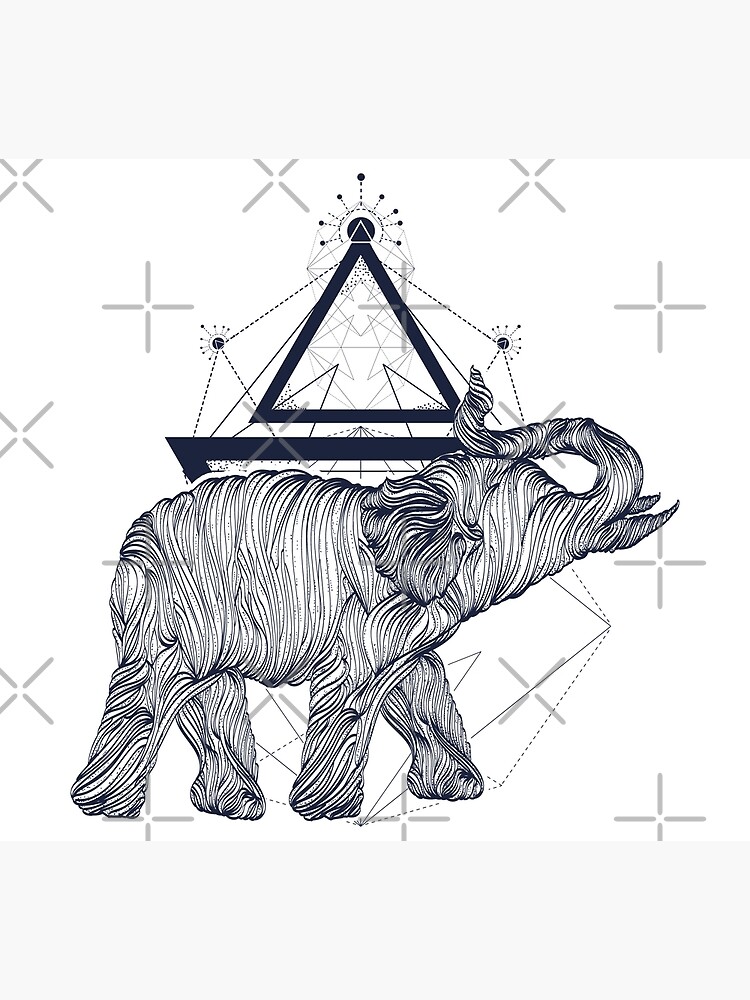 Sacred elephant Poster for Sale by intueri