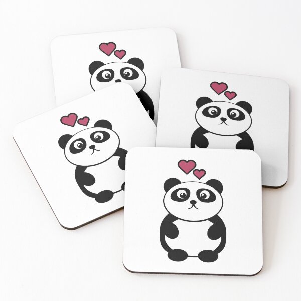 Item preview, Cute panda with a heart designed and sold by ClumsyCat.