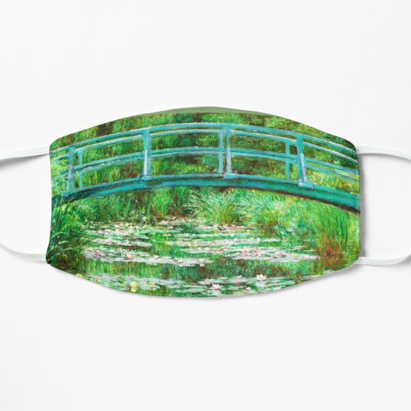 Claude Monet | "The Japanese Footbridge" - "The Water Lily Pond" Flat Mask