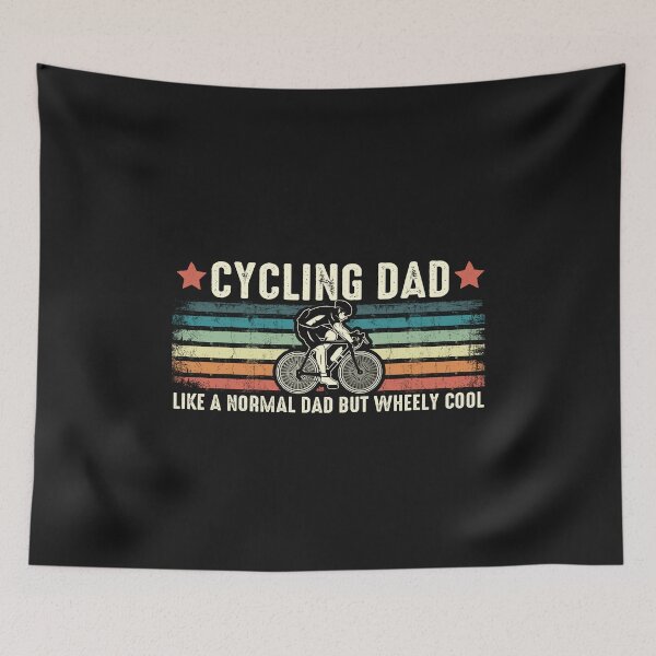 Item preview, Cycling dad like a normal dad but wheely cool really funny gift for biker daddy vintage  designed and sold by alenaz.