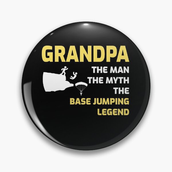 Item preview, Base Jumping Dad Grandpa Fathers Day Gift designed and sold by TastefulTees.