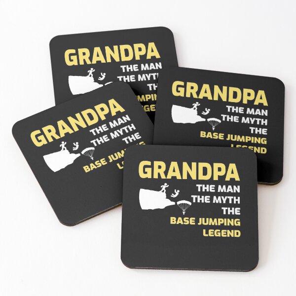 Artikelvorschau, Base Jumping Dad Opa Vatertagsgeschenk entworfen und verkauft von TastefulTees.