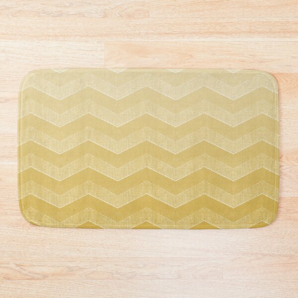 Item preview, Deep Ceylon Yellow Chevron Ombre designed and sold by coverinlove.