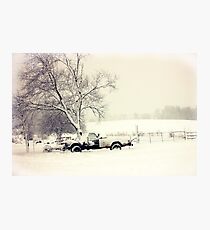 Snow Scene Photographic Print