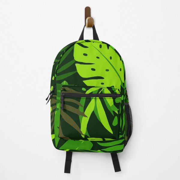 Creative abstract with tropical plants leaves Backpack