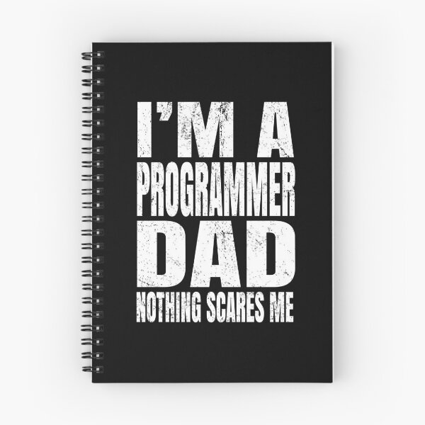 Item preview, I'm A Programmer Dad Nothing Scares Me - Funny Coding print designed and sold by Grabitees.