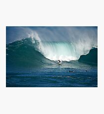 Waimea Bay Green Monster Photographic Print