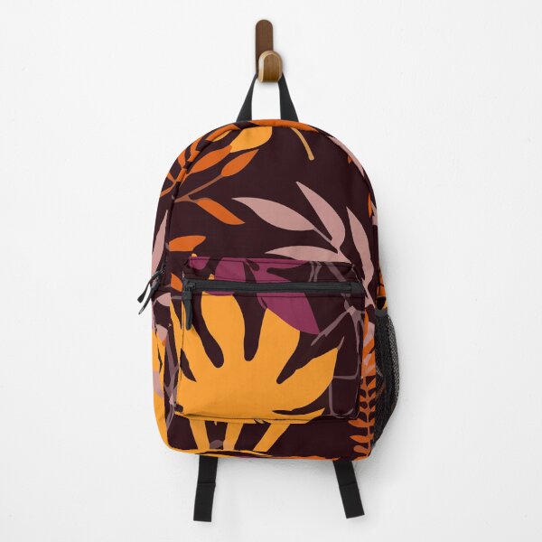 Creative abstract with tropical plants Backpack