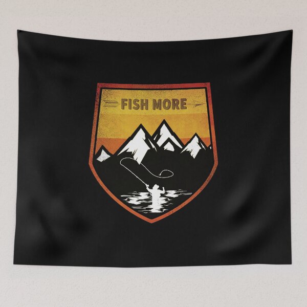 Item preview, Retro Vintage Fly Fishing designed and sold by Space Art.