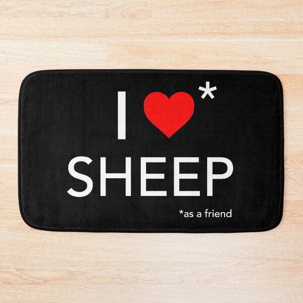 Item preview, I Love Sheep (as a friend) - Ewe Mad Bro designed and sold by JukeLox.