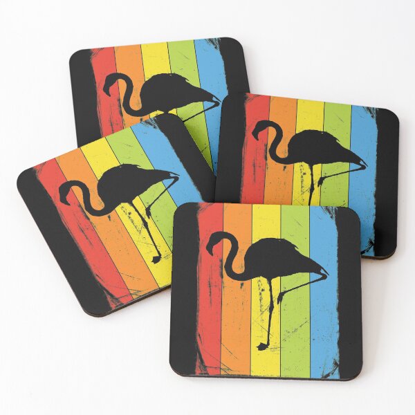 Item preview, Rainbow Flamingo Distressed designed and sold by Delightfully Cynical.