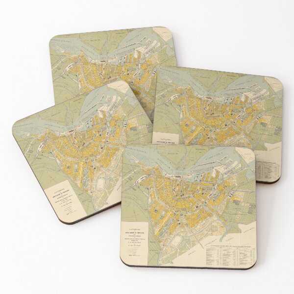 Item preview, Vintage Map of Amsterdam (1909) designed and sold by BravuraMedia.