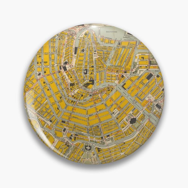 Item preview, Vintage Map of Amsterdam (1909) designed and sold by BravuraMedia.