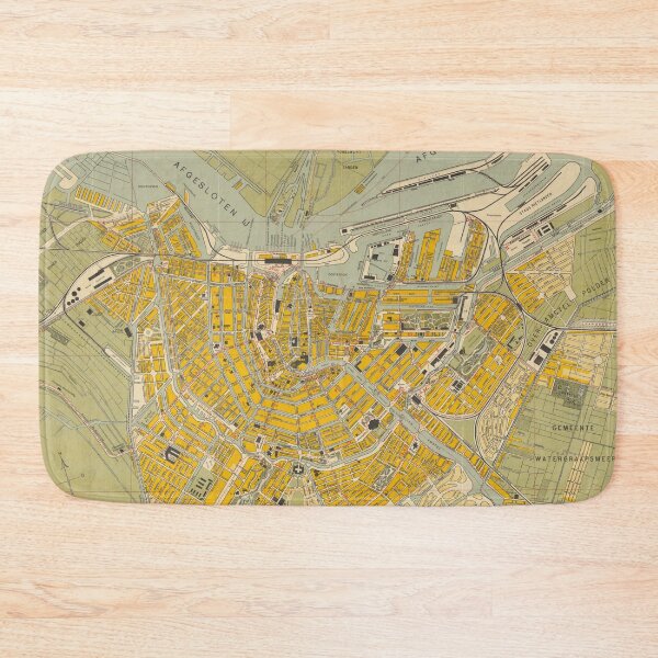 Item preview, Vintage Map of Amsterdam (1909) designed and sold by BravuraMedia.