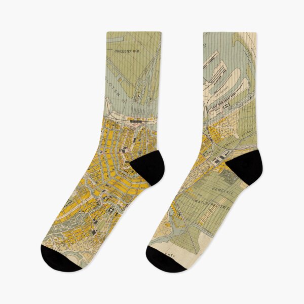 Item preview, Vintage Map of Amsterdam (1909) designed and sold by BravuraMedia.