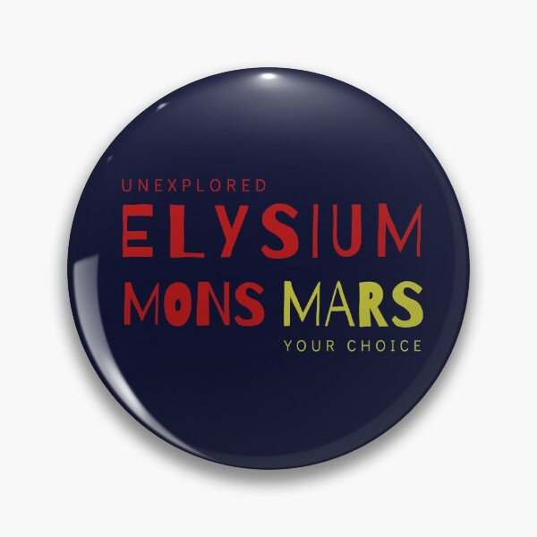 Item preview, Elysium Mountain of Planet Mars. designed and sold by Geomoon.