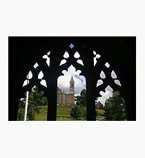 Cornell clock tower from west campus Photographic Print