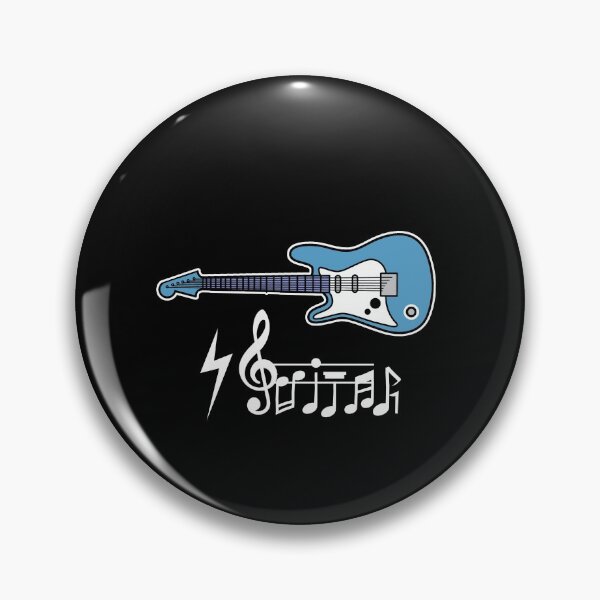 Item preview, Electric Guitar Guitarist Music Notes designed and sold by NeXore.