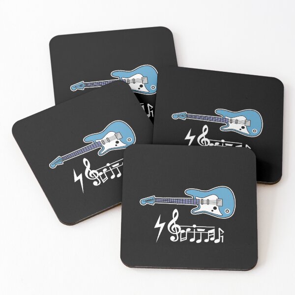 Item preview, Electric Guitar Guitarist Music Notes designed and sold by NeXore.