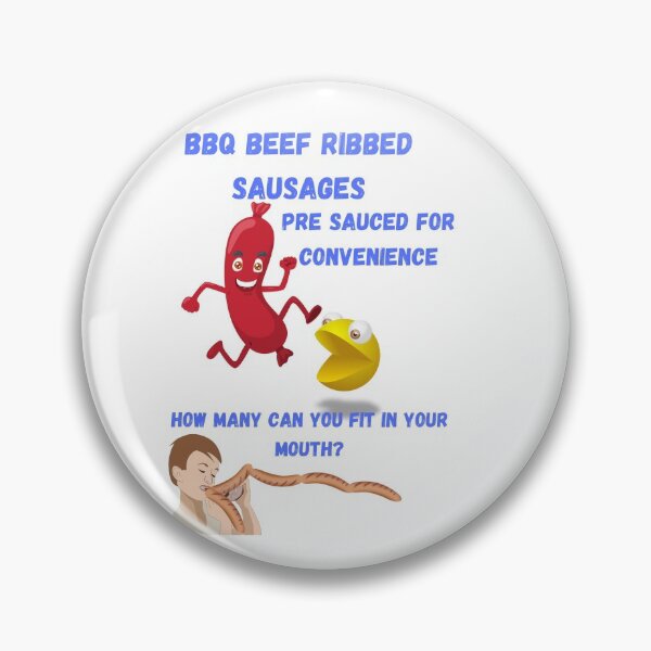 Item preview, BBQ Beef ribbed sausages designed and sold by modemunch.
