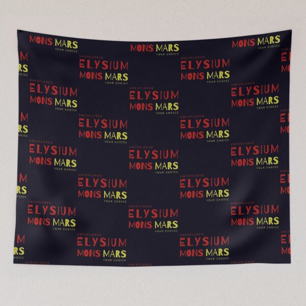 Item preview, Elysium Mountain of Planet Mars. designed and sold by Geomoon.