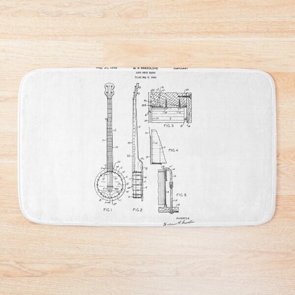 Item preview, Long Neck Banjo patent from 1964 designed and sold by chris2766.